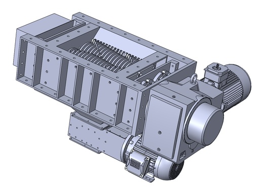 CAD de Caja de Engranajes