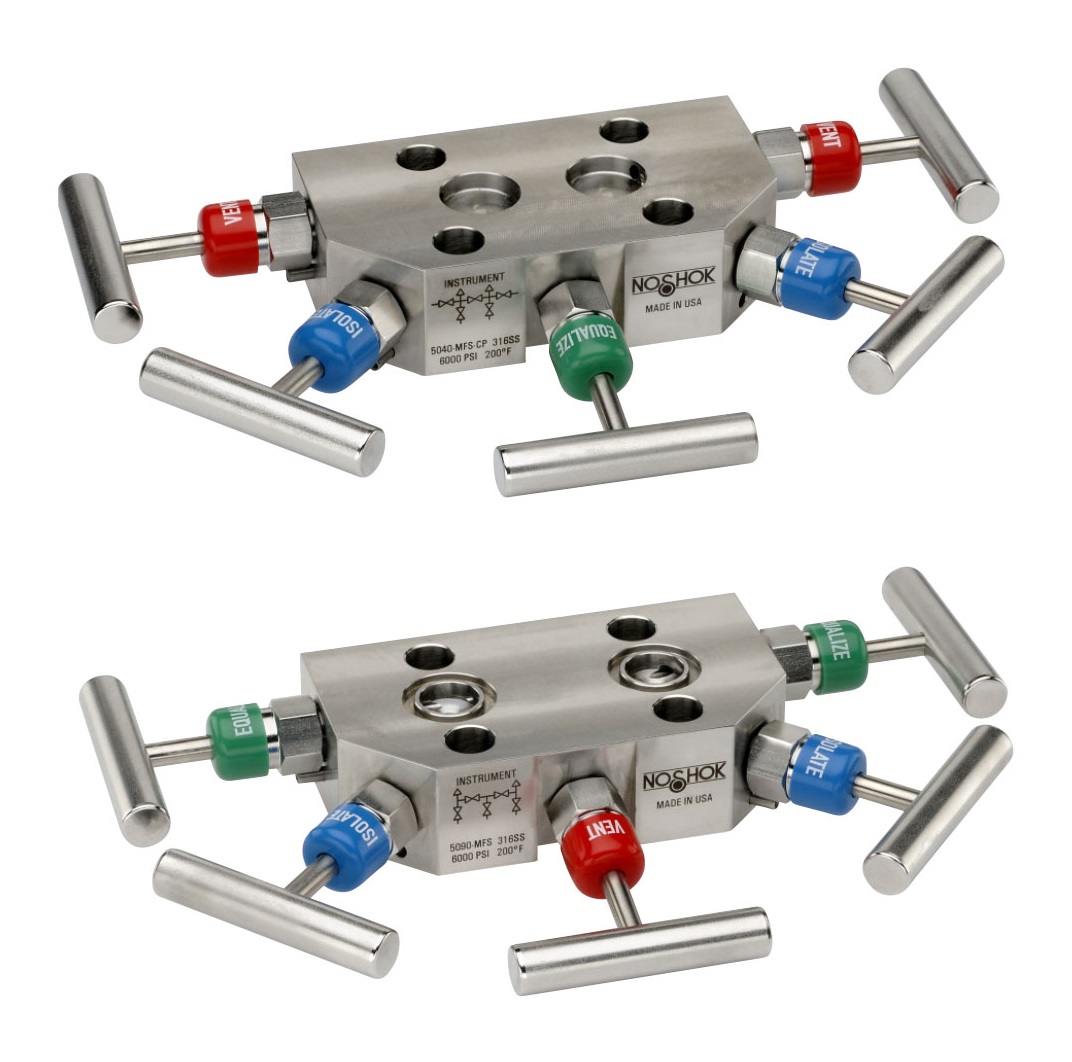 NOSHOK 5040 5090 Válvulas de Distribución de 5 Válvulas Power Pattern