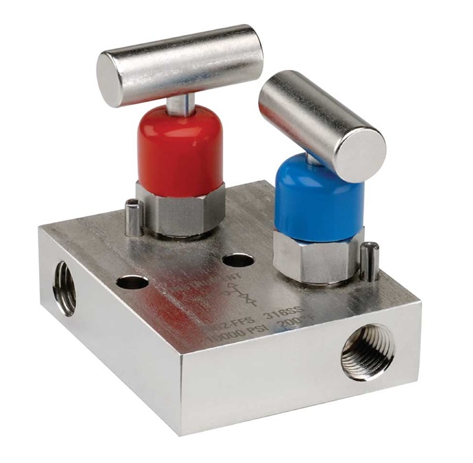 NOSHOK 2602 2702 Serie 2 Válvulas Mini Bloque Válvulas Manifold