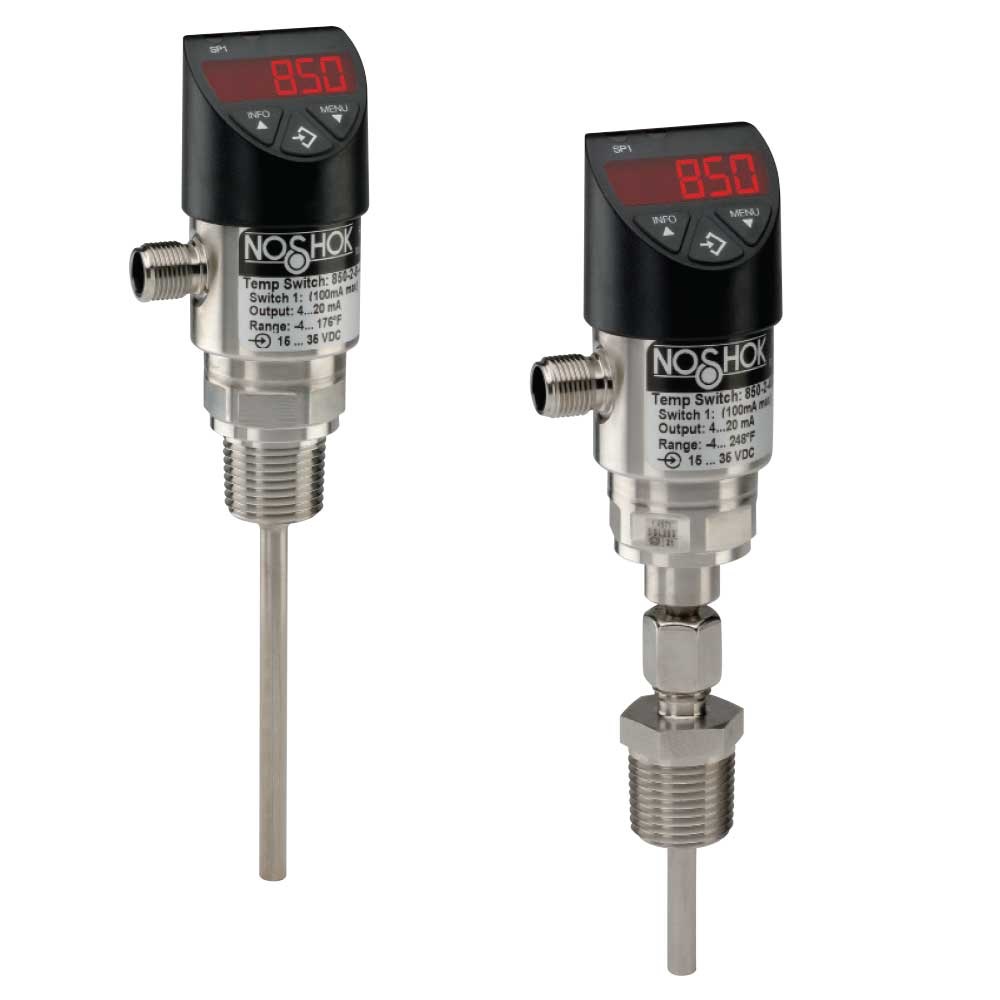 Transmisor Electrónico de Temperatura NOSHOK Serie 850