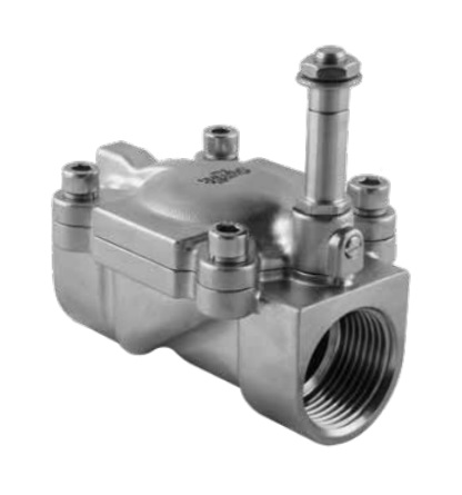 Válvulas Solenoides Servoasistidas de Acero Inoxidable Serie X4F de Aignep
