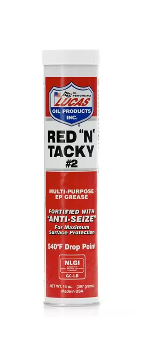 Lucas Oil Red N Tacky Grease 14 oz