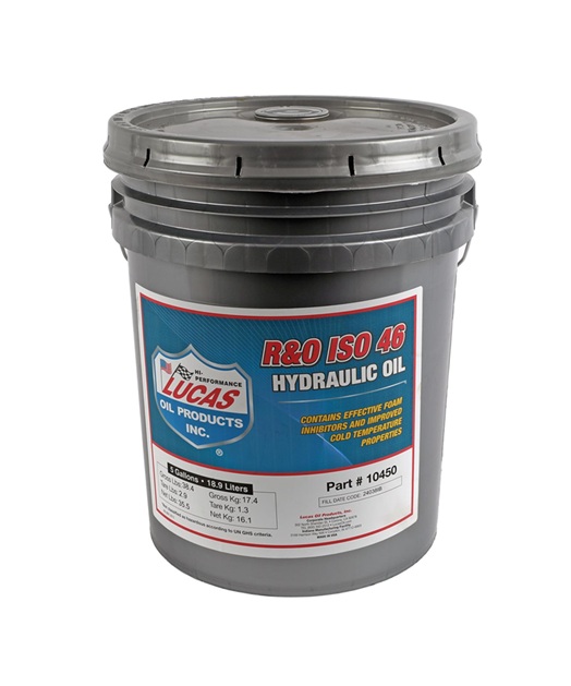 Lucas R&O ISO 46 Hydraulic Oil 5 Gallon