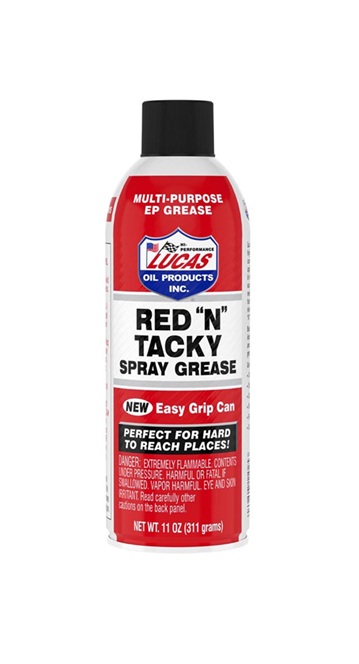 Lucas Oil Red N Tacky Grease Aerosol 11 oz