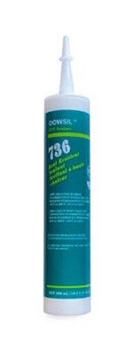 DOWSIL 736 Heat Resistant Sealant Silicone Red 300 mL Cartridge