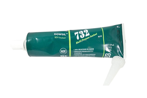 DOWSIL 732 Multi-Purpose Sealant Silicone Black 139 mL Tube