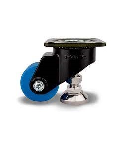 GDL 65 ASF MCN FBL Leveling Caster, Black Color