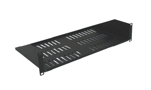 Wavenet SHELF-14SSV-1U 14” Vented Bottom Single-Sided Rack Shelf