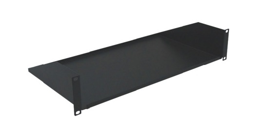 Wavenet SHELF-14SSS-1U 14” Solid Bottom Single-Sided Rack Shelf