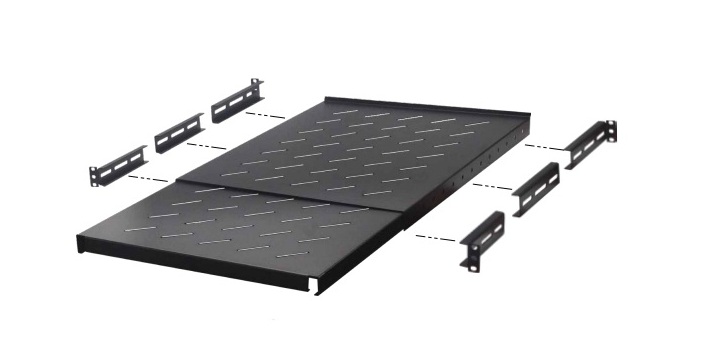 Wavenet SHELF-4POST-1U 4-Post Heavy-Duty Adjustable Shelf